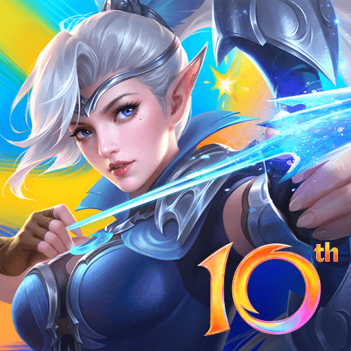 Героиня Mobile Legends Bang Bang с серебряными волосами